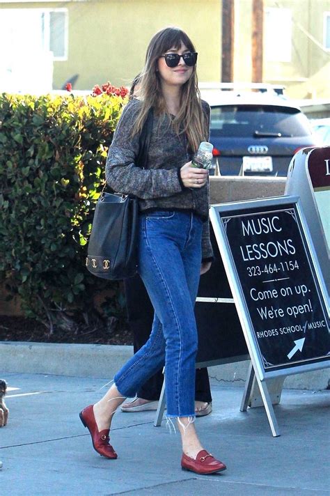 dakota johnson in gucci loafers|gucci signoria slingbacks.